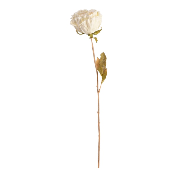 Kunst-Stielblume Vintage Rose, creme