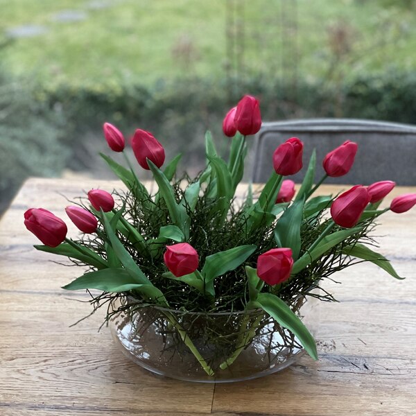 Liebevolle Tulpen-Vielfalt