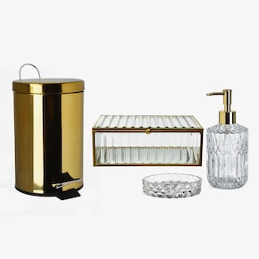 Set d'accessoires de salle de bain Golden
