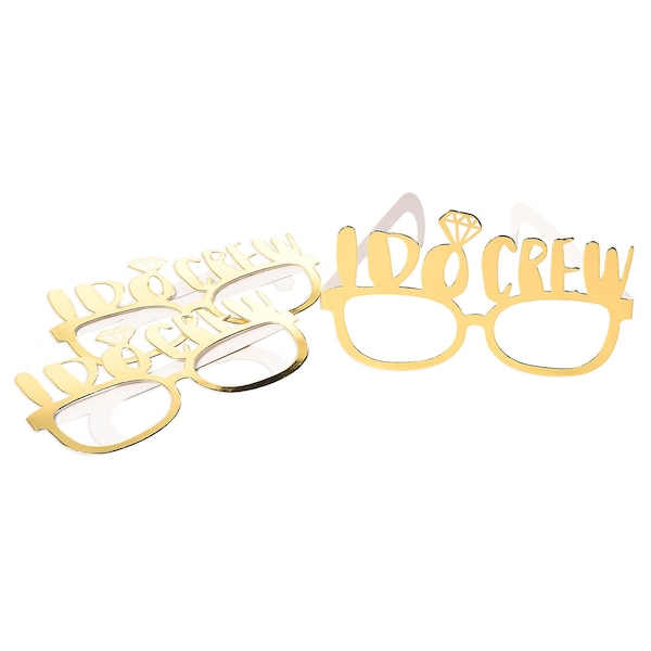 Paper Glasses I Do Crew, goud