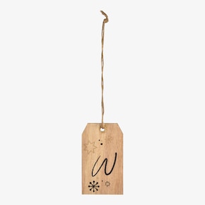 Decoratieve hanger monogram W