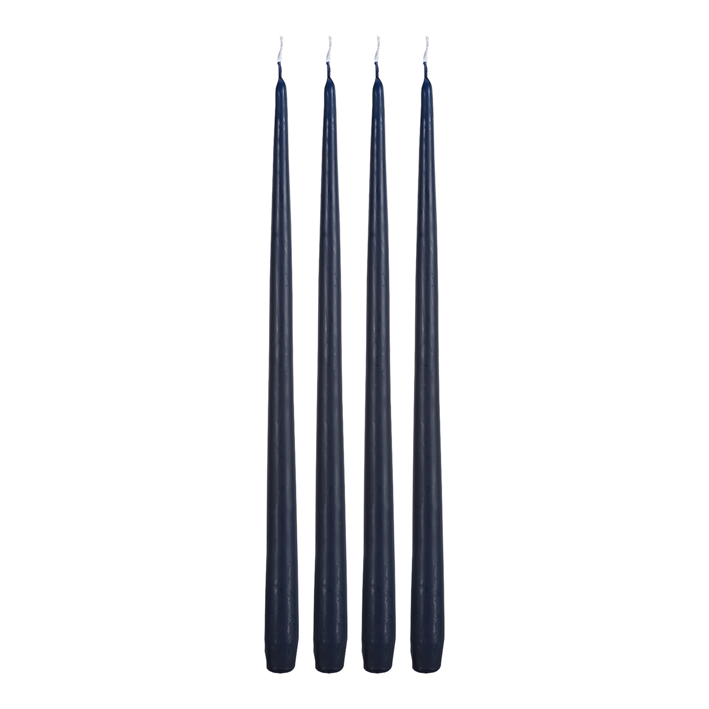 Spitzkerze 4er Set,D2,3xH40, dkl-blau günstig online kaufen