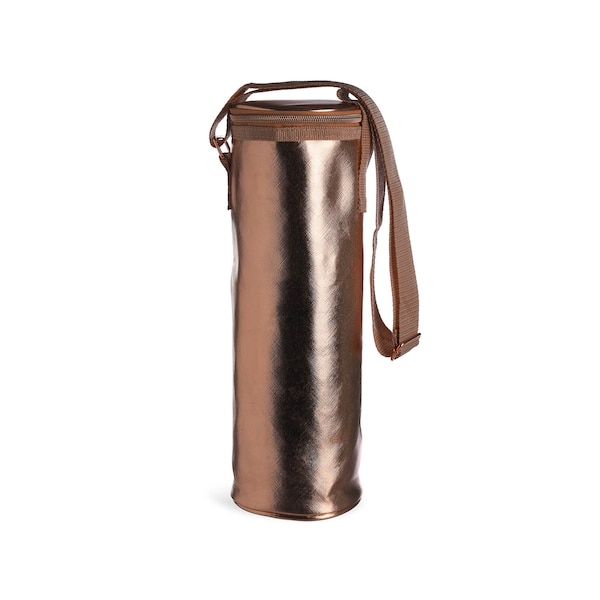Sac isotherme pour bouteille, or rose