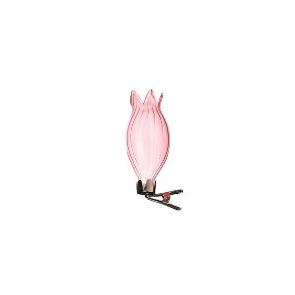 Vase Blüte auf Clip, rosa
