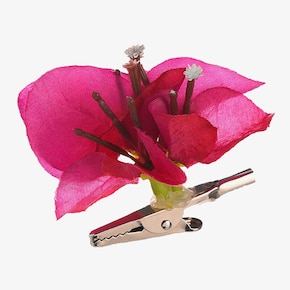 Fleur artificielle Bougainville sur clip