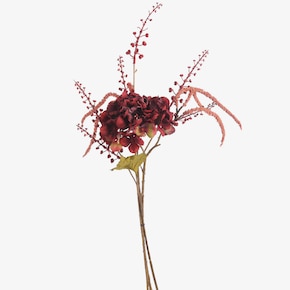 Kunst-Blumenstrauß Hortensie