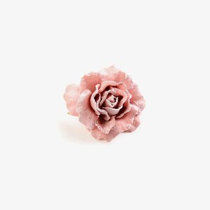 Kunst-Blüte Rose auf Clip