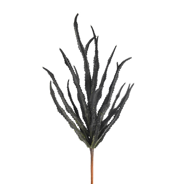 Kunst-Blumenpick Sukkulente, graugrün