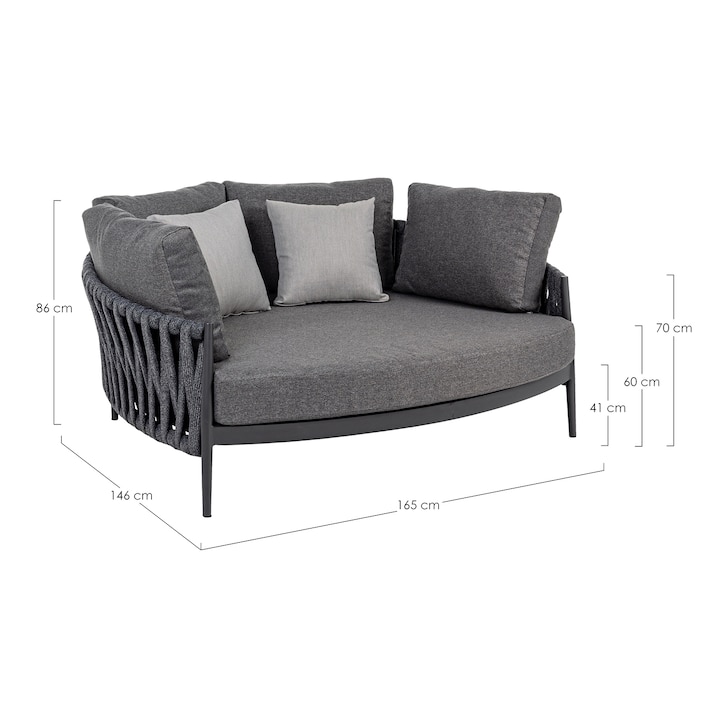 Bizzotto Outdoor-Daybed Rafael