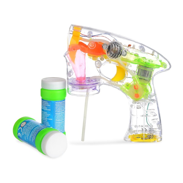 Pistolet à bulles de savon, multicolore