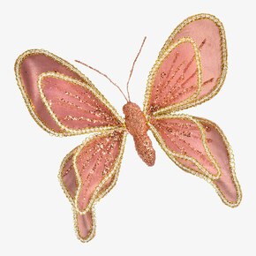 Papillon décoratif sur clip