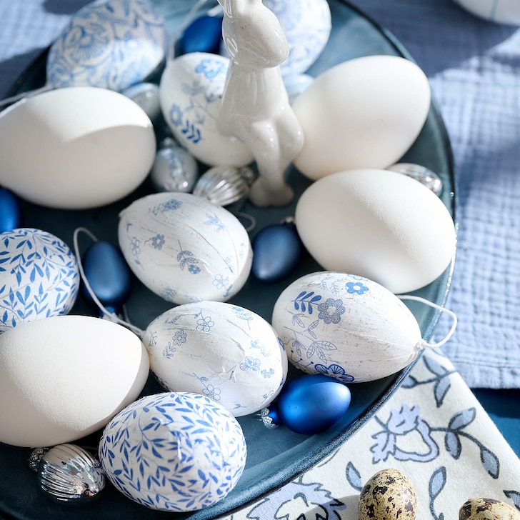 Glas-Deko-Anhänger-Set Eggs