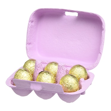 Schokoladenpralinen in Eiersteige