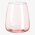 Wasserglas Colorful rosa