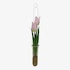 Kunstblume Tulpe in Reagenzglas hellrosa