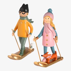 Dekofiguren-Set Ski Depotschi