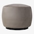 Samt-Pouf Marla taupe