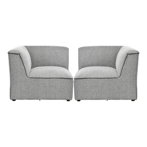 2-Sitzer Sofa-Elemente-Set Leona
