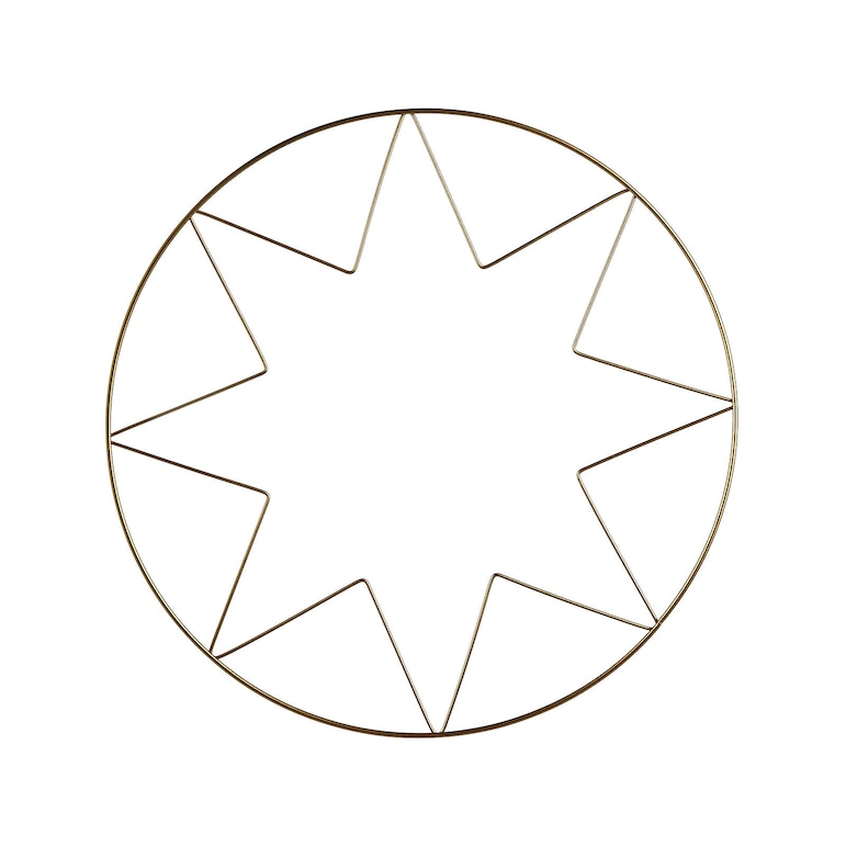 Kovový objekt Deco Star