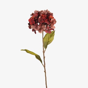 Kunstmatige stengelbloem hortensia