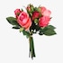 Kunstblumenstrauß Rosen altrosa