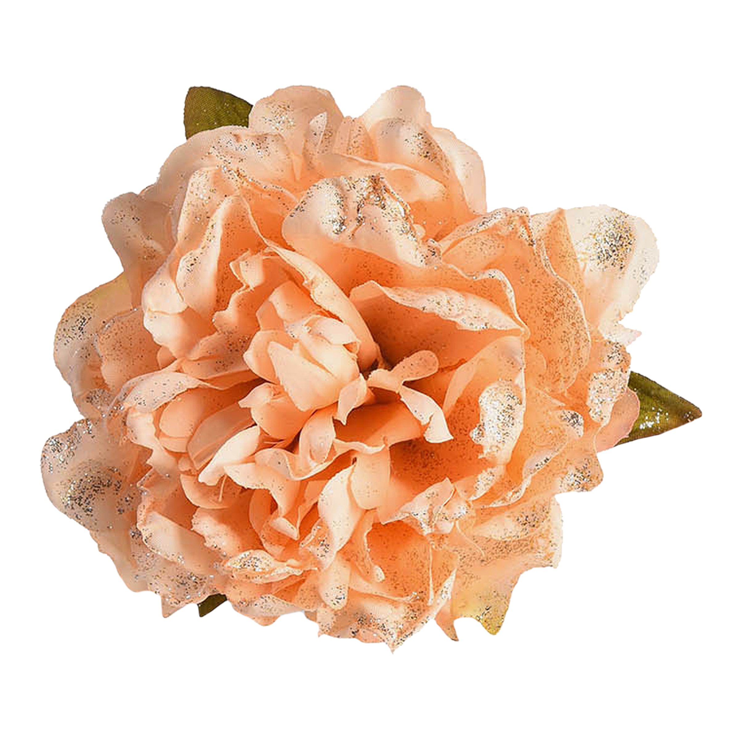 Fleur artificielle Vintage-Rose sur clip