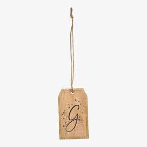 Decoratieve hanger monogram G