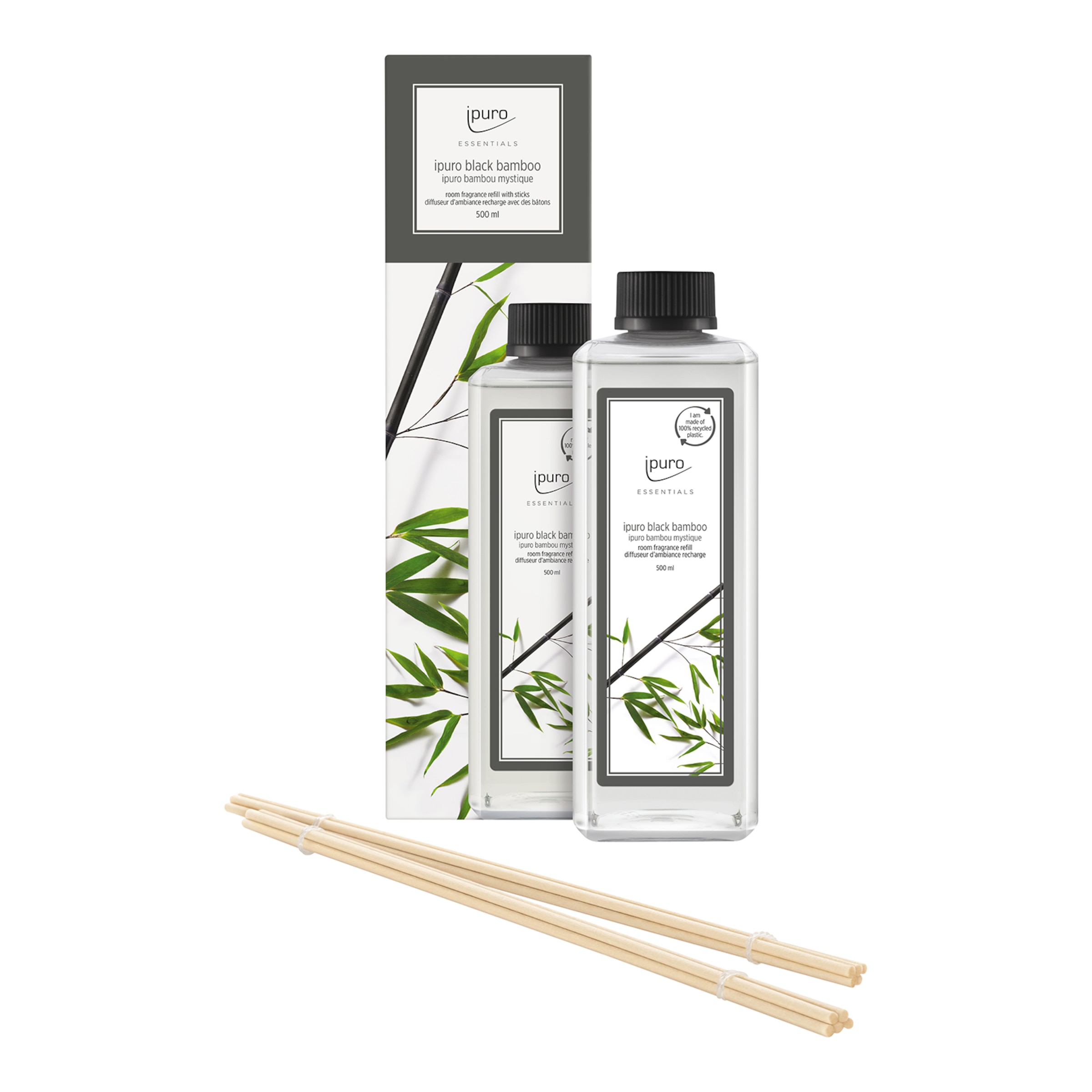 Ipuro Raumduft Essentials Black Bamboo - 50 ml Glas