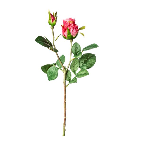 Kunst-Stielblume Rose, pink