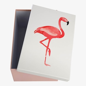 Geschenkbox Flamingo