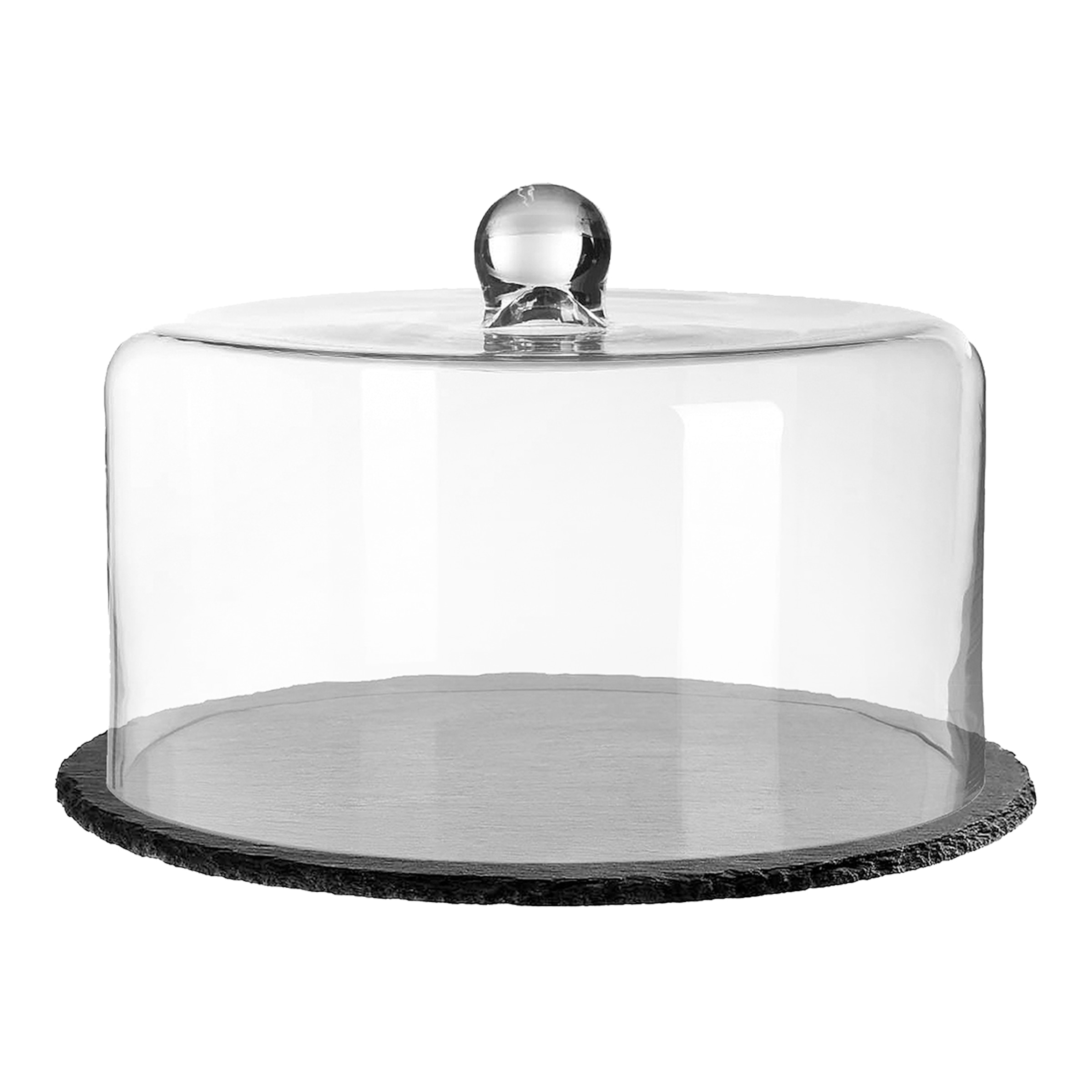 Cloche en verre et plateau rectangulaire – 22cm - JOME