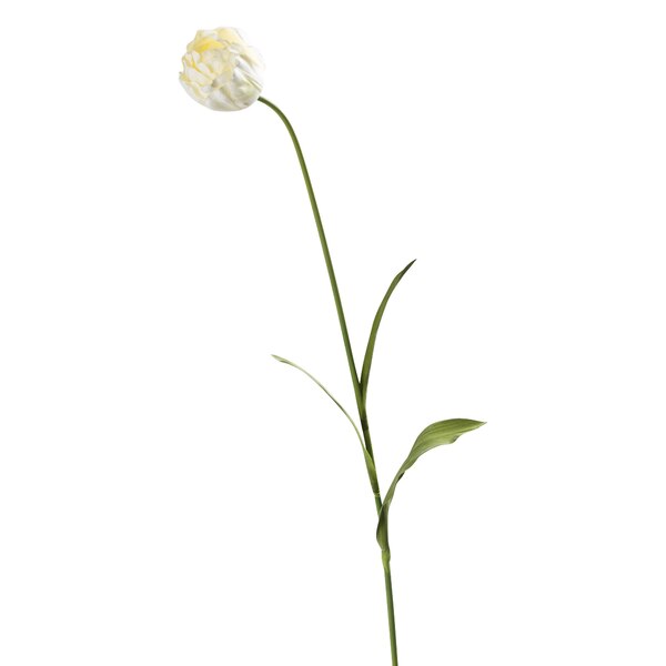 Fleur de tige artificielle Tulipe, blanc