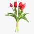 Umelý kvet zväzku Tulipány stará ružová