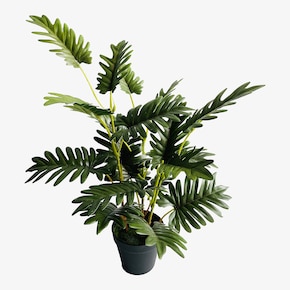 Kunstpflanze Philodendron im Topf
